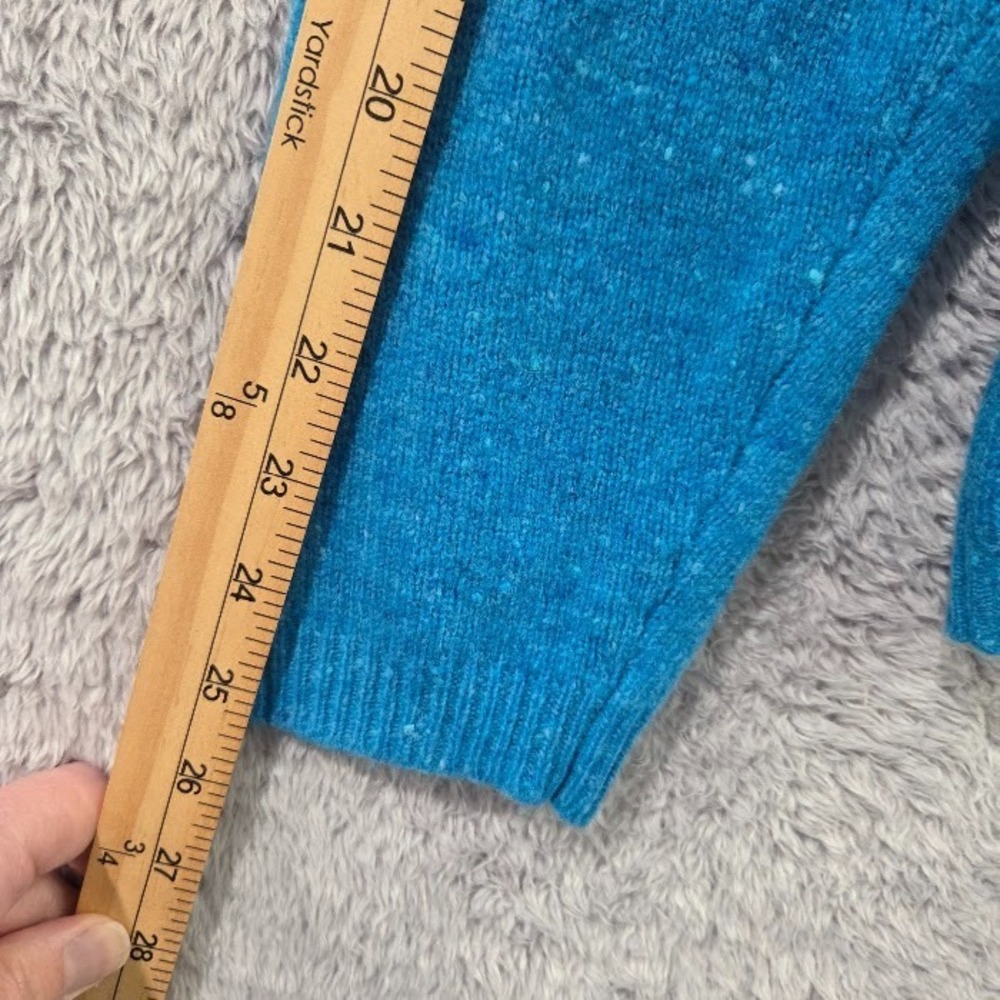 Venezia Jeans Co Blue Lambswool Blend V-Neck Pullover Sweater Women's XL (14/16) - Picture 6 of 11